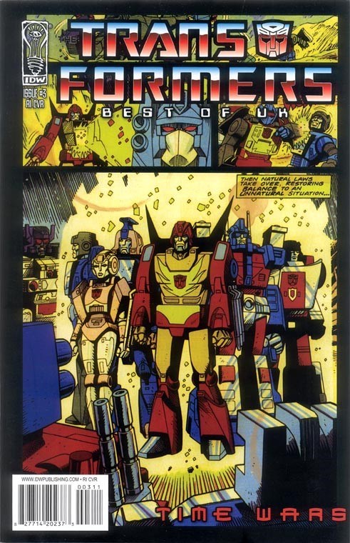 TRANSFORMERS: BEST OF THE UK - TIME WARS #3-RI-B