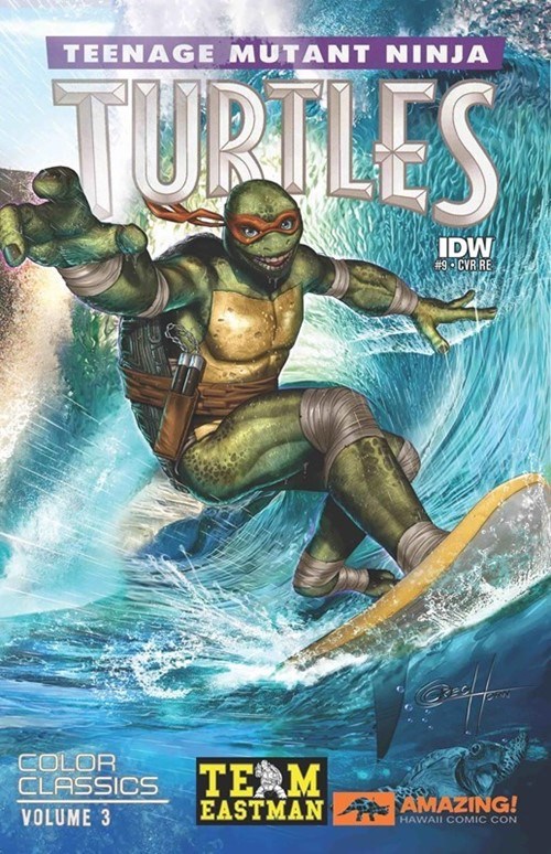 TEENAGE MUTANT NINJA TURTLES COLOR CLASSICS #9-HAWII