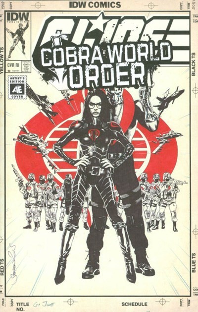 G.I. JOE: A REAL AMERICAN HERO: COBRA WORLD ORDER PRELUDE #1-RI-B