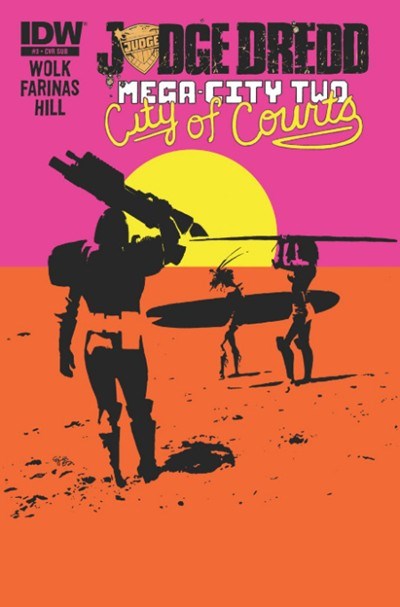 JUDGE DREDD: MEGA-CITY TWO #3-SUB