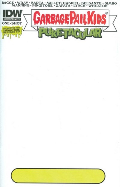 GARBAGE PAIL KIDS COMIC-BOOK PUKE-TACULAR #1-SUB-C