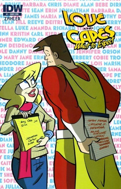 LOVE AND CAPES: WHAT TO EXPECT #1-SDCC-B