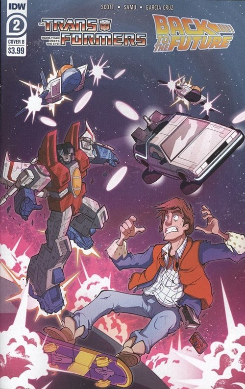 TRANSFORMERS/BACK TO THE FUTURE #2B