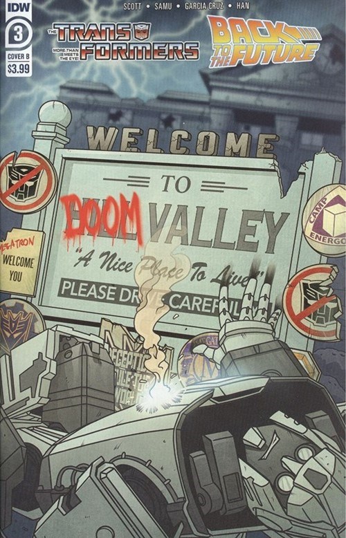 TRANSFORMERS/BACK TO THE FUTURE #3B
