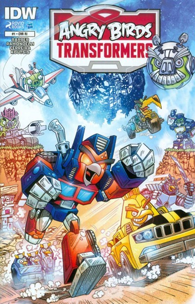 ANGRY BIRDS TRANSFORMERS #1-RI