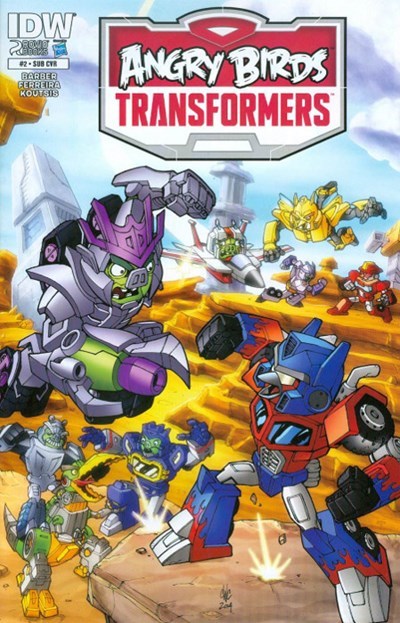 ANGRY BIRDS TRANSFORMERS #2-SUB