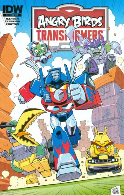 ANGRY BIRDS TRANSFORMERS #4-SUB