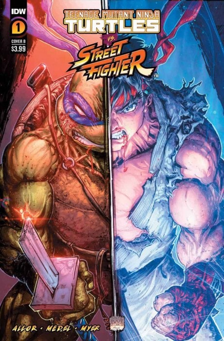 Teenage Mutant Ninja Turtles Vs. Street Fighter #1B