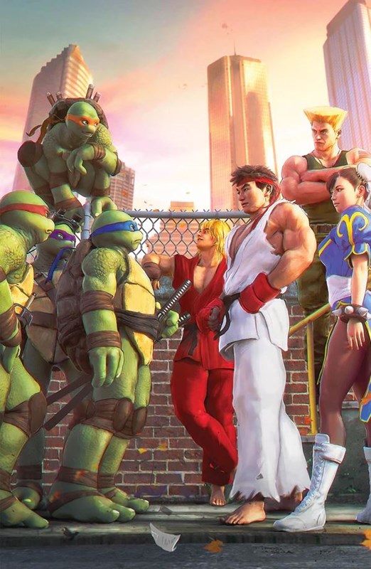 Teenage Mutant Ninja Turtles Vs. Street Fighter #1-CARNI
