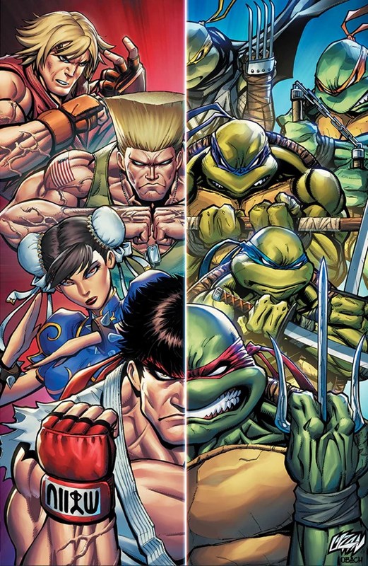 Teenage Mutant Ninja Turtles Vs. Street Fighter #1-CARNI-B