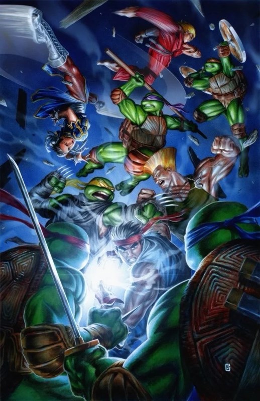 Teenage Mutant Ninja Turtles Vs. Street Fighter #1-JCKK