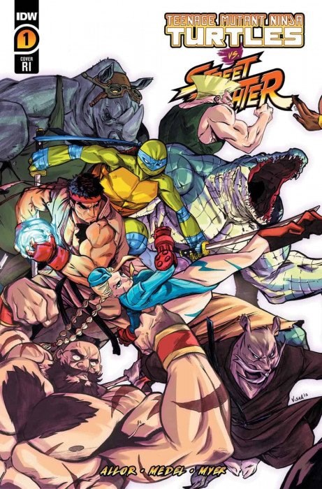 Teenage Mutant Ninja Turtles Vs. Street Fighter #1-RI