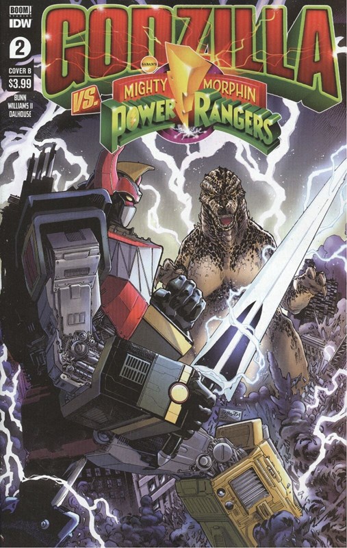 GODZILLA VS. THE MIGHTY MORPHIN POWER RANGERS #2B