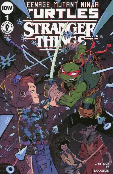 TEENAGE MUTANT NINJA TURTLES / STRANGER THINGS #1B