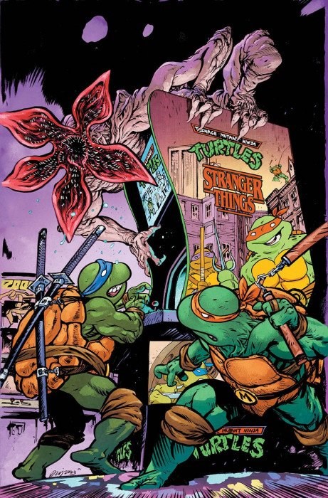 TEENAGE MUTANT NINJA TURTLES / STRANGER THINGS #1-RI-D
