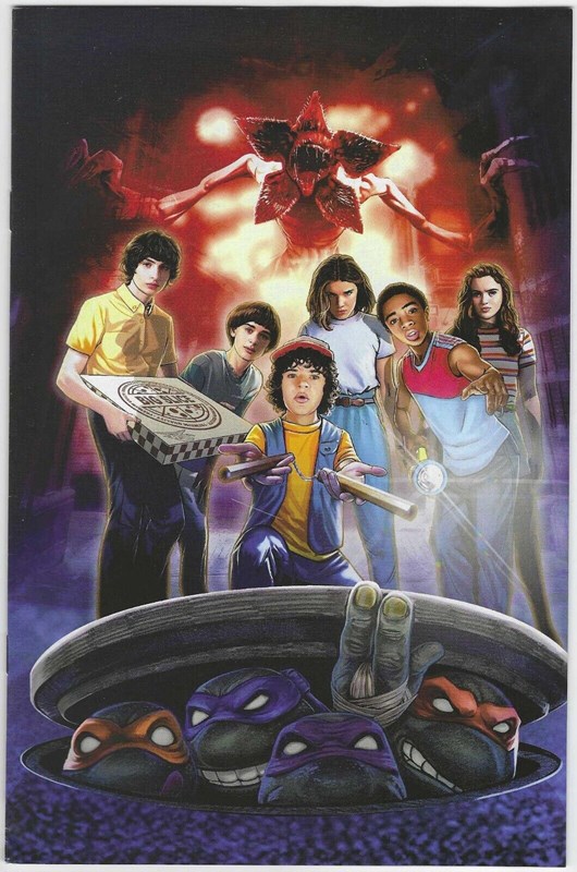 TEENAGE MUTANT NINJA TURTLES / STRANGER THINGS #1-TCON