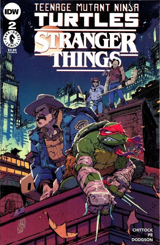 TEENAGE MUTANT NINJA TURTLES / STRANGER THINGS #2B