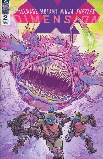 TEENAGE MUTANT NINJA TURTLES: DIMENSION X #2B