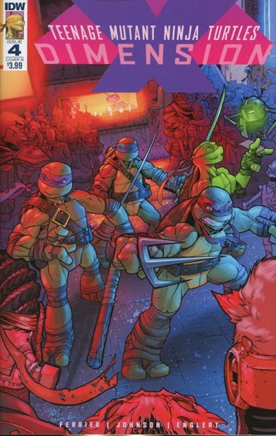 TEENAGE MUTANT NINJA TURTLES: DIMENSION X #4B