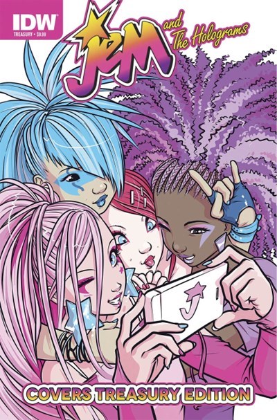 JEM AND THE HOLOGRAMS COVERS TREASURY EDITION #1