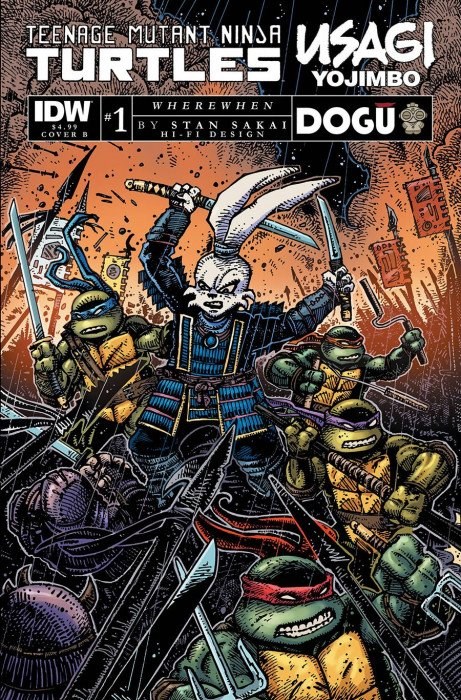 Teenage Mutant Ninja Turtles / Usagi Yojimbo: Wherewhen #1B
