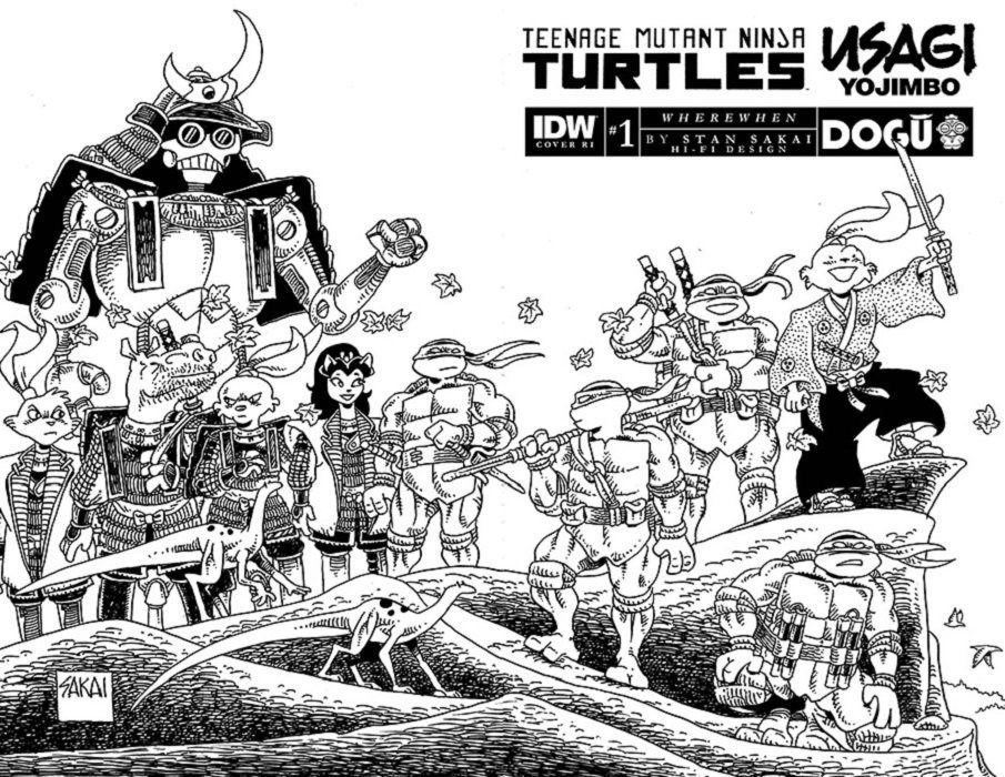 Teenage Mutant Ninja Turtles / Usagi Yojimbo: Wherewhen #1-RI-B