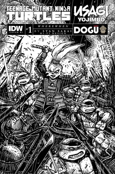Teenage Mutant Ninja Turtles / Usagi Yojimbo: Wherewhen #1-RI-D