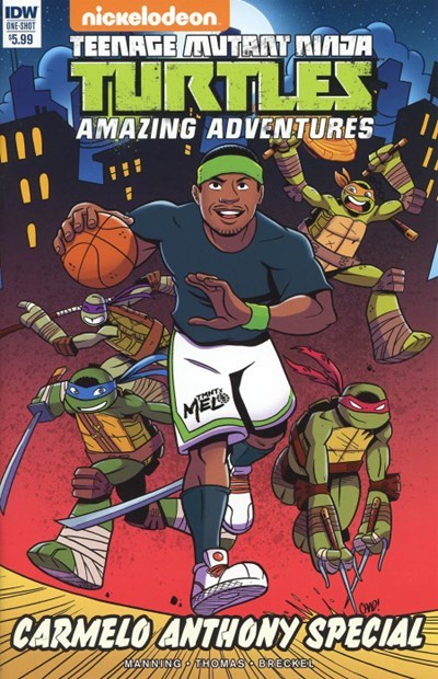 TEENAGE MUTANT NINJA TURTLES AMAZING ADVENTURES CARMELO ANTHONY SPECIAL #1