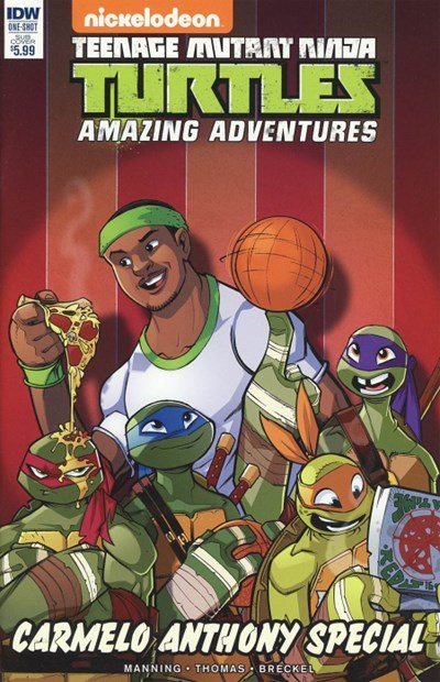 TEENAGE MUTANT NINJA TURTLES AMAZING ADVENTURES CARMELO ANTHONY SPECIAL #1-SUB