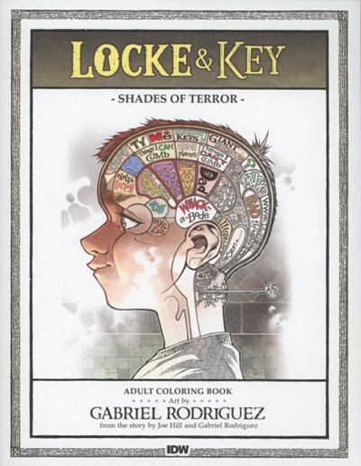 LOCKE & KEY: SHADES OF TERROR ADULT COLORING BOOK #1