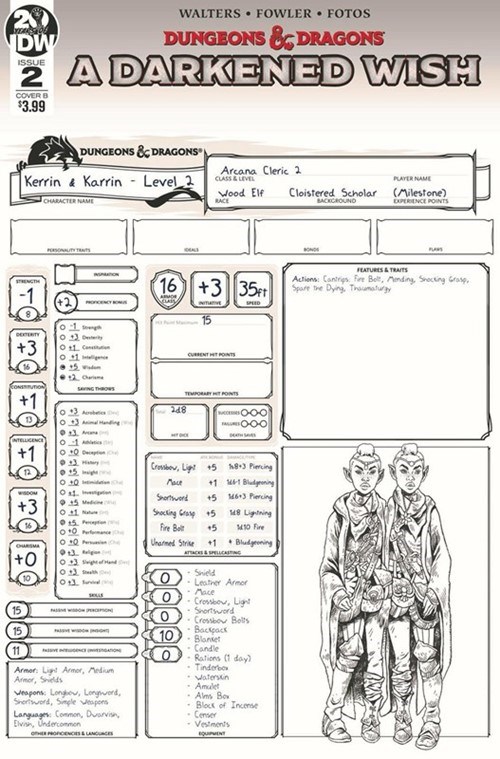 DUNGEONS & DRAGONS: A DARKENED WISH #2B