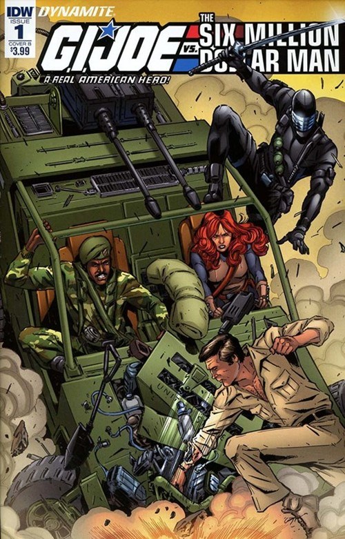 G.I. JOE: A REAL AMERICAN HERO VS. THE SIX MILLION DOLLAR MAN #1B