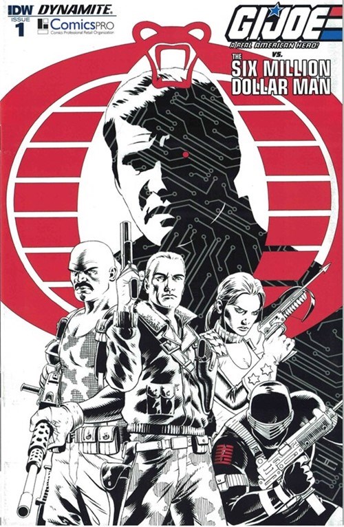 G.I. JOE: A REAL AMERICAN HERO VS. THE SIX MILLION DOLLAR MAN #1E