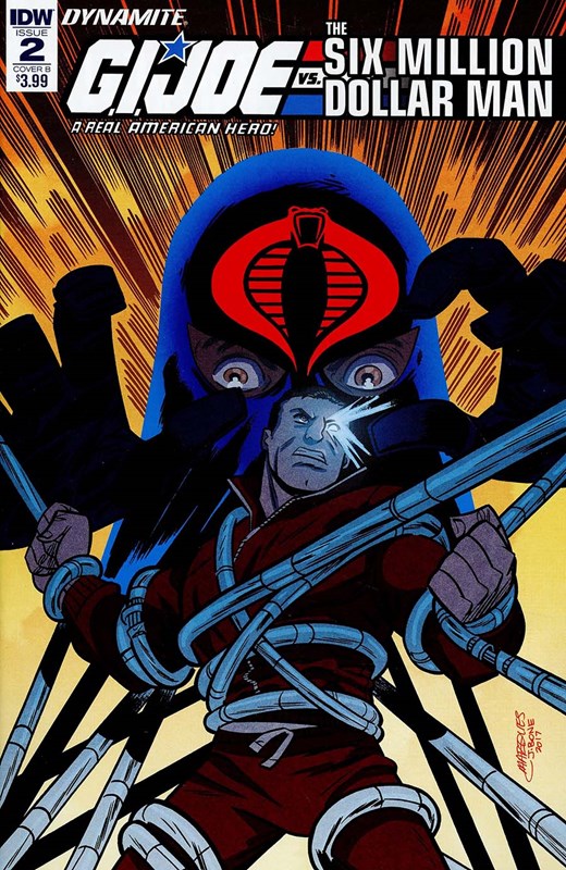 G.I. JOE: A REAL AMERICAN HERO VS. THE SIX MILLION DOLLAR MAN #2B