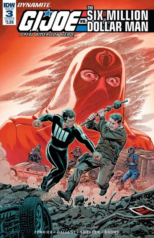 G.I. JOE: A REAL AMERICAN HERO VS. THE SIX MILLION DOLLAR MAN #3B