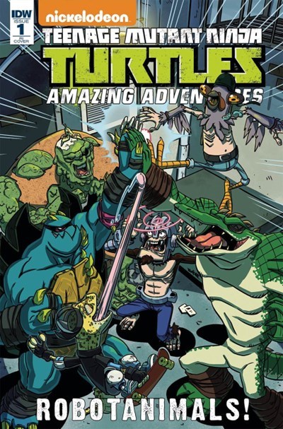 TEENAGE MUTANT NINJA TURTLES AMAZING ADVENTURES: ROBOTANIMALS #1-RI-B
