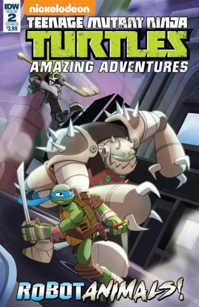 TEENAGE MUTANT NINJA TURTLES AMAZING ADVENTURES: ROBOTANIMALS #2B