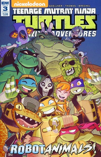 TEENAGE MUTANT NINJA TURTLES AMAZING ADVENTURES: ROBOTANIMALS #3