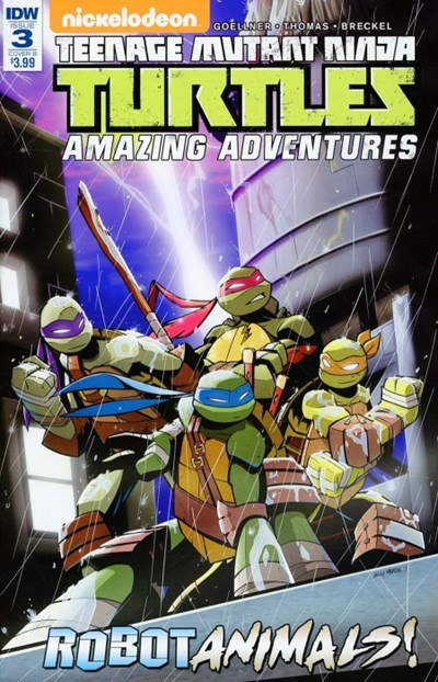 TEENAGE MUTANT NINJA TURTLES AMAZING ADVENTURES: ROBOTANIMALS #3B