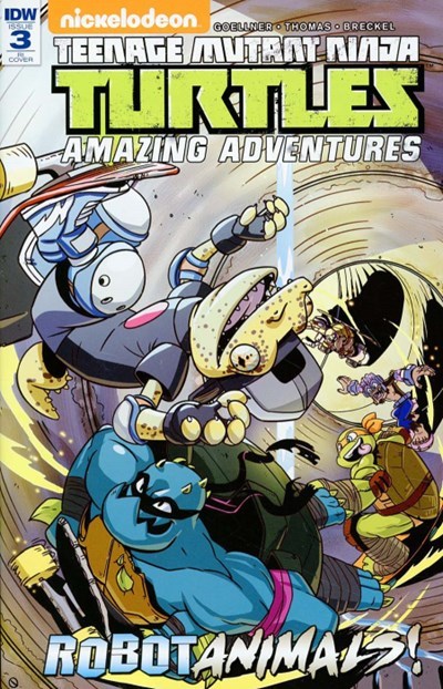 TEENAGE MUTANT NINJA TURTLES AMAZING ADVENTURES: ROBOTANIMALS #3-RI-C