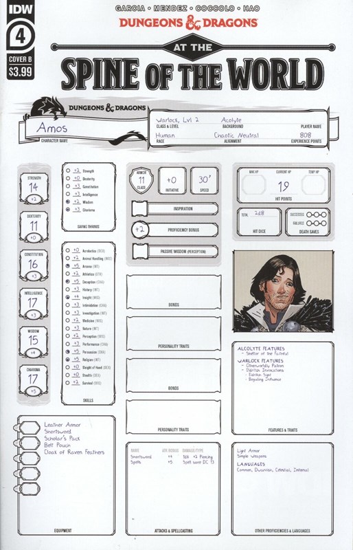 DUNGEONS & DRAGONS: AT THE SPINE OF THE WORLD #4B