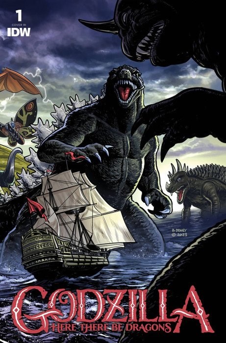 Godzilla: Here There Be Dragons #1-RI-B