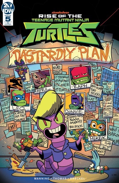 RISE OF THE TEENAGE MUTANT NINJA TURTLES #5-RI