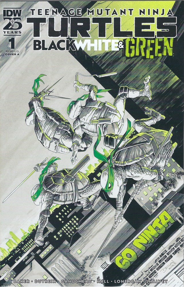 TEENAGE MUTANT NINJA TURTLES: BLACK, WHITE, & GREEN #1