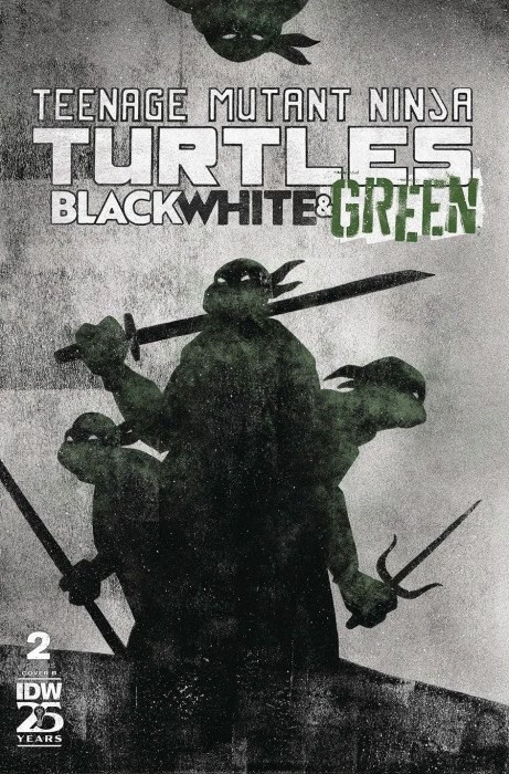 TEENAGE MUTANT NINJA TURTLES: BLACK, WHITE, & GREEN #2B