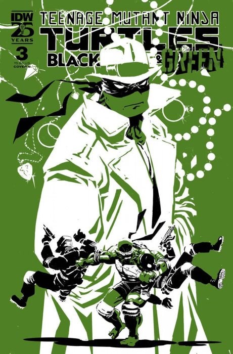 TEENAGE MUTANT NINJA TURTLES: BLACK, WHITE, & GREEN #3B