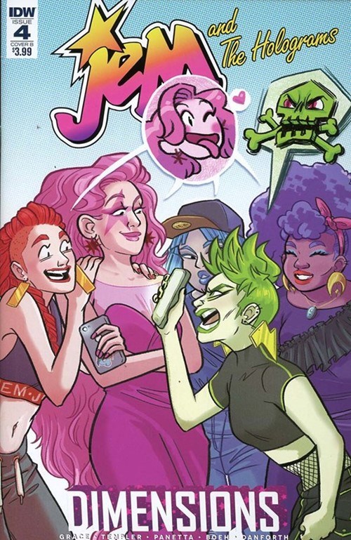 JEM AND THE HOLOGRAMS: DIMENSIONS #4B