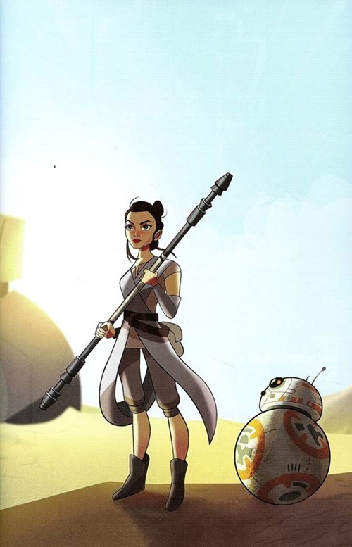 STAR WARS FORCES OF DESTINY -- REY #1C