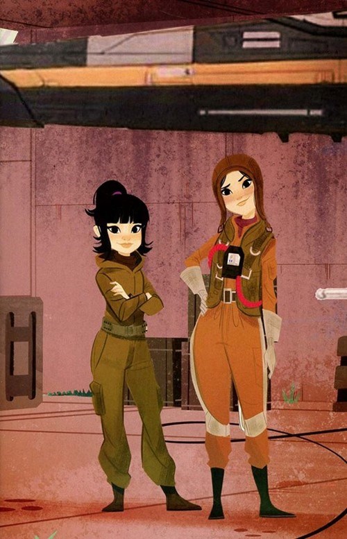 STAR WARS FORCES OF DESTINY--ROSE & PAIGE #1C