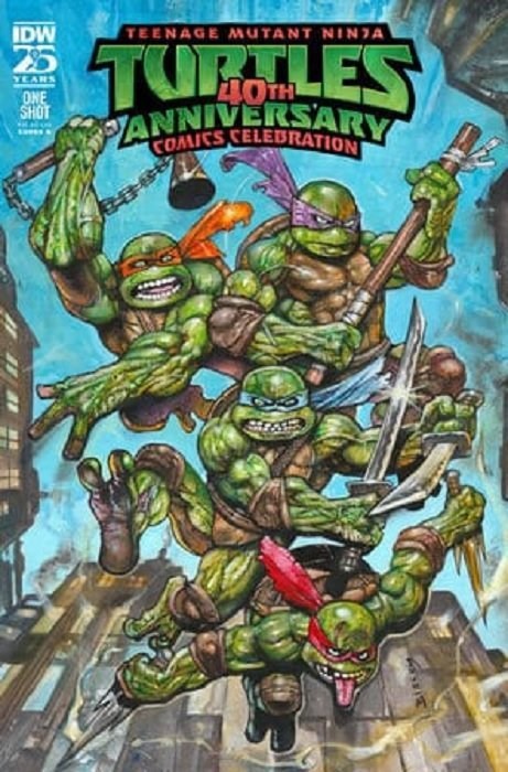 TEENAGE MUTANT NINJA TURTLES: 40TH ANNIVERSARY COMICS CELEBRATION #1B